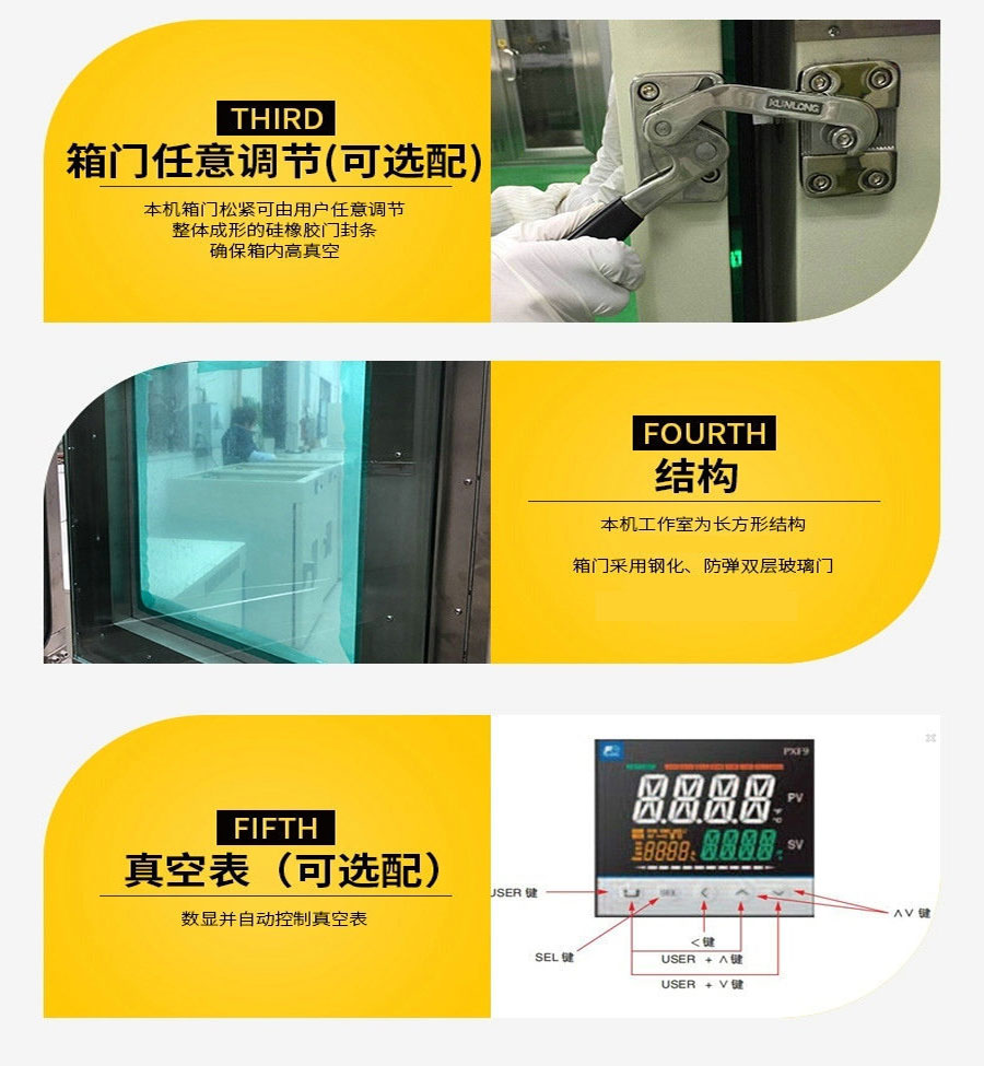 全自動帶鼓風真空恒溫工業烘箱（含冷卻循環系統） HSFBZK1500L